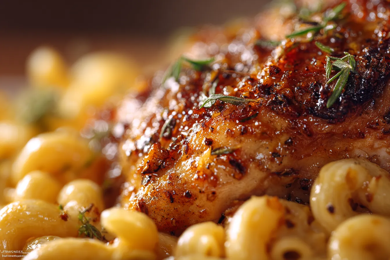 Indulge in HighPro Protein Honey Garlic Butter Chicken Mac