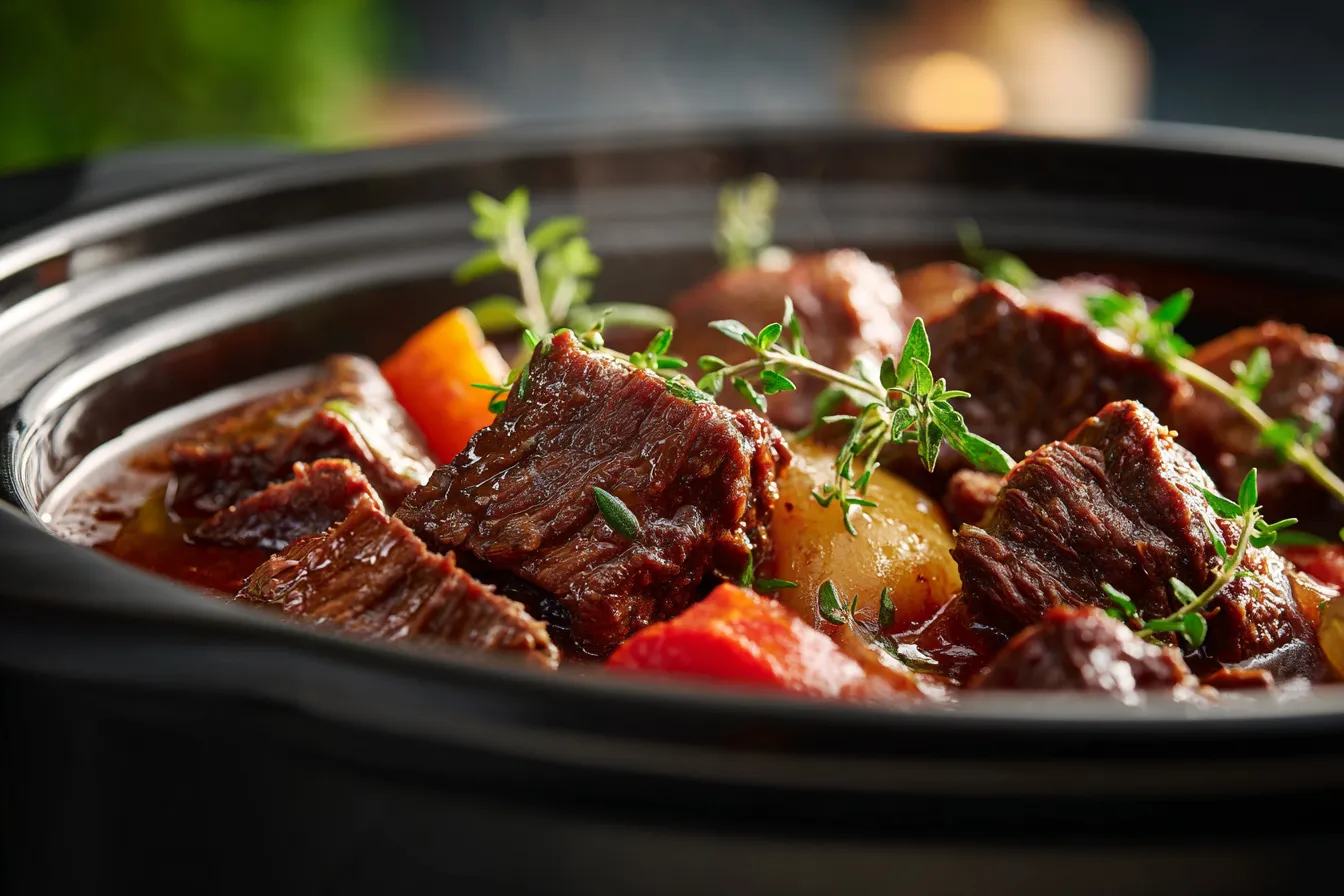 Savory Slow Cooker Beef Dinner: Hearty Family Night Delight