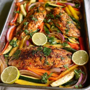 Sheet-Pan Chili-Lime Tilapia with Veggies
