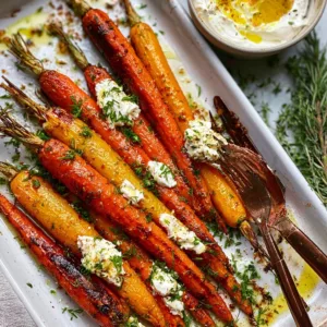 Roasted Carrots with Whipped Feta Recipe