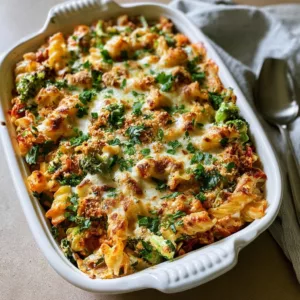 Healthy Cottage Cheese Pasta Bake With Veggies
