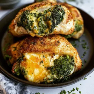 Broccoli Cheese Stuffed Chicken Breast Recipe