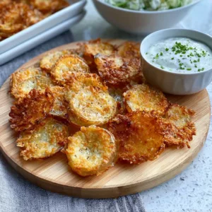 Crispy Onion Parmesan Chips Recipe for Savory Snacking