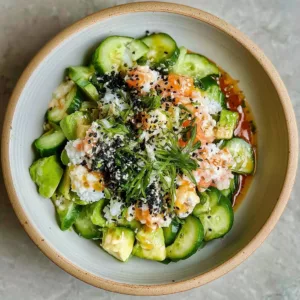 California Roll Cucumber Salad: A Fresh Recipe