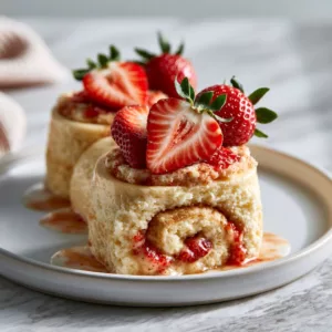 Strawberry Shortcake Cheesecake Rolls Recipe