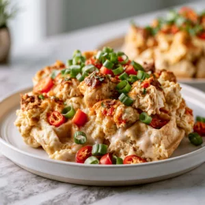 Chicken and Waffle Breakfast Casserole