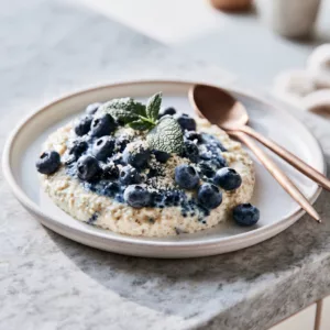 Overnight Blueberry Cheesecake Oats Recipe