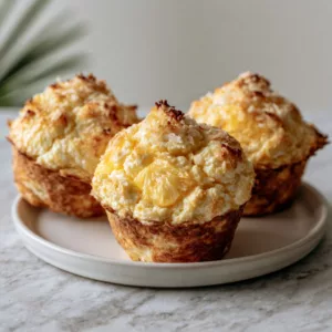 Coconut & Pineapple Cottage Cheese Muffins Recipe