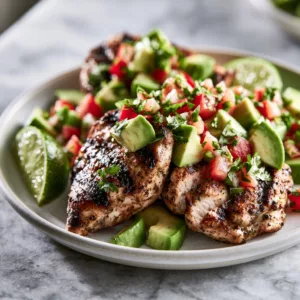 Fiesta Lime Chicken with Avocado Recipe