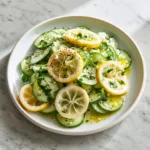 Mediterranean Lemon Cucumber Salad Recipe