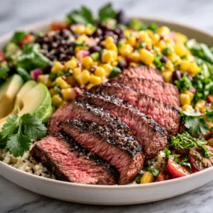 Rustic Cowboy Salad (High Protein Hearty Lunch)