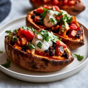 Mexican Stuffed Sweet Potatoes Recipe