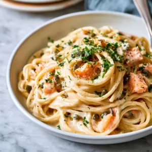 Creamy Salmon Pasta with Capers Made Easy