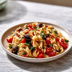 One Pot Mediterranean Orzo Pasta: Easy Weeknight Meal