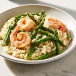 Simple Shrimp and Asparagus Risotto
